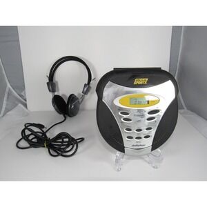 Audiophase Ultra Sports Digital Radio Tuner Black CDT432M FM MP3 & Headphones